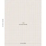 Schumacher 81454 Crawford Linen Check Neutral fabric swatch