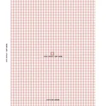 Schumacher 81457 Crawford Linen Check Red fabric swatch