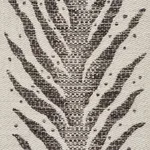 Schumacher 75451 Creeping Fern Basalt fabric swatch