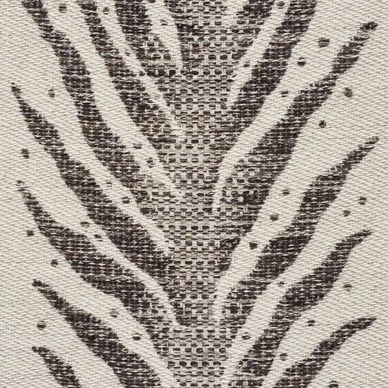 Schumacher 75451 Creeping Fern Basalt fabric swatch
