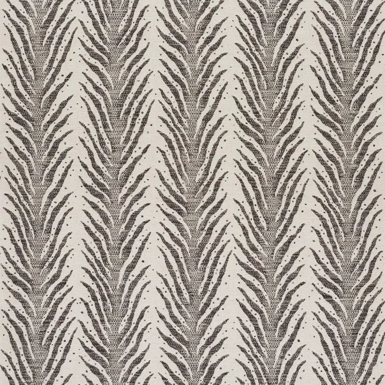 Schumacher 75451 Creeping Fern Basalt fabric swatch