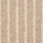 Schumacher 75455 Creeping Fern Biscuit fabric swatch