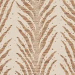 Schumacher 75455 Creeping Fern Biscuit fabric swatch