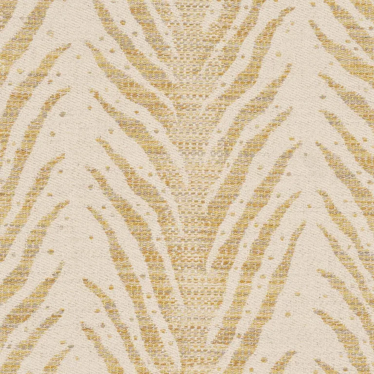 Schumacher 75456 Creeping Fern Mimosa Glow fabric swatch