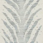 Schumacher 75453 Creeping Fern Slumber Blue fabric swatch