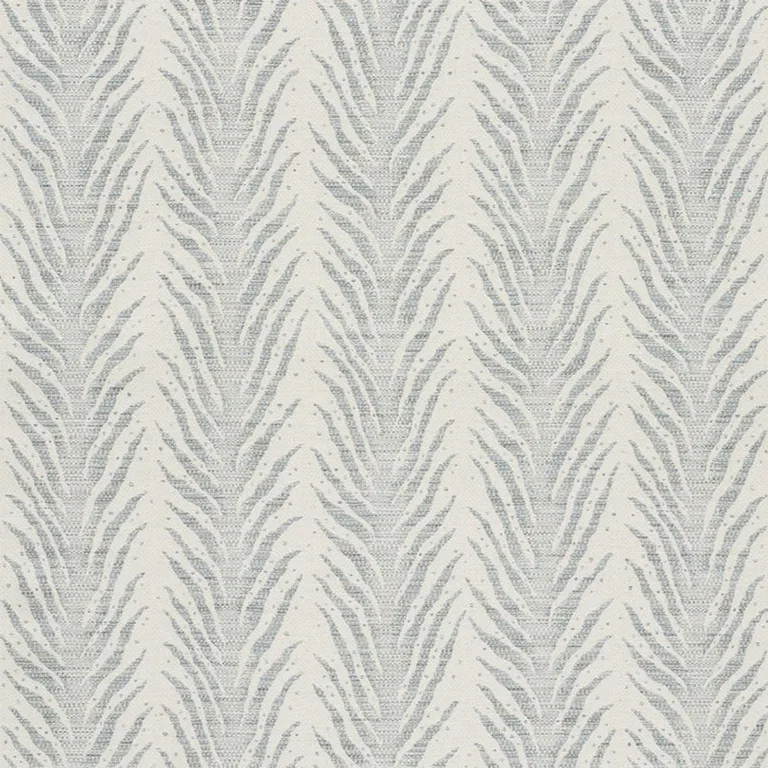 Schumacher 75453 Creeping Fern Slumber Blue fabric swatch