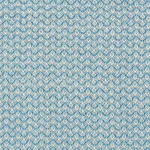 Schumacher 76150 Crosby Blue fabric swatch