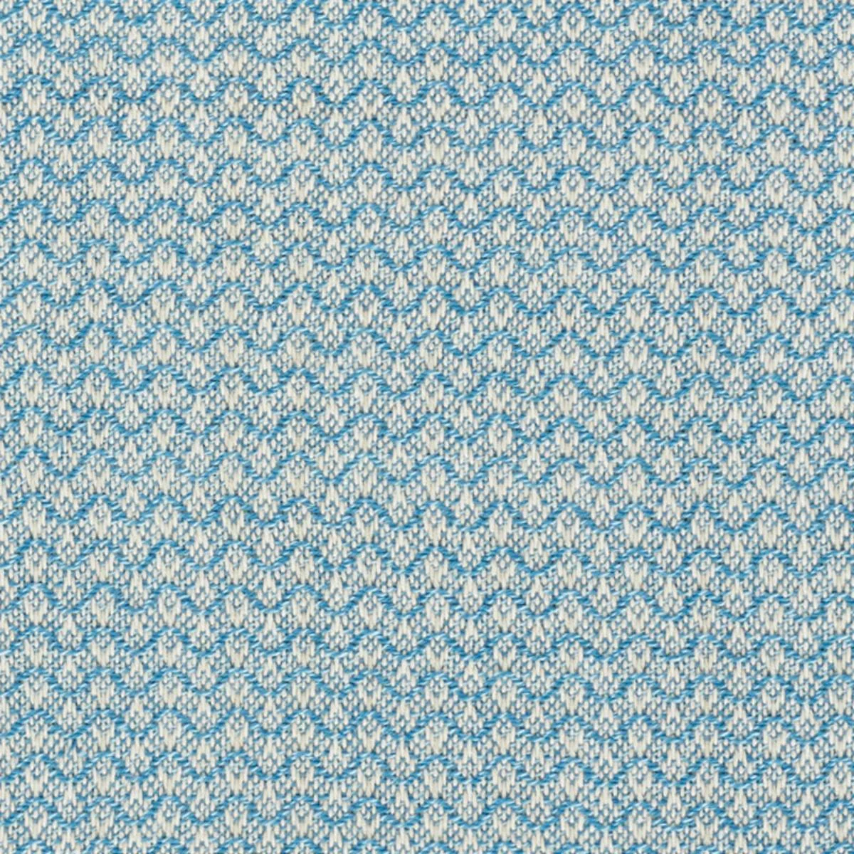 Schumacher 76150 Crosby Blue fabric swatch
