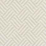 Schumacher 73450 Cross Hatch Natural fabric swatch