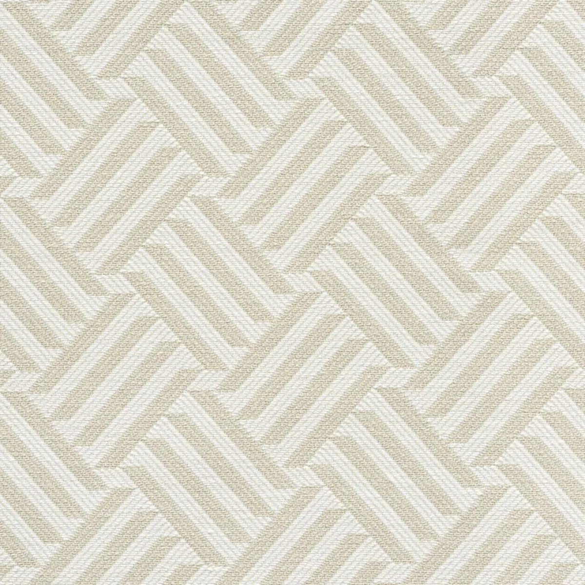 Schumacher 73450 Cross Hatch Natural fabric swatch