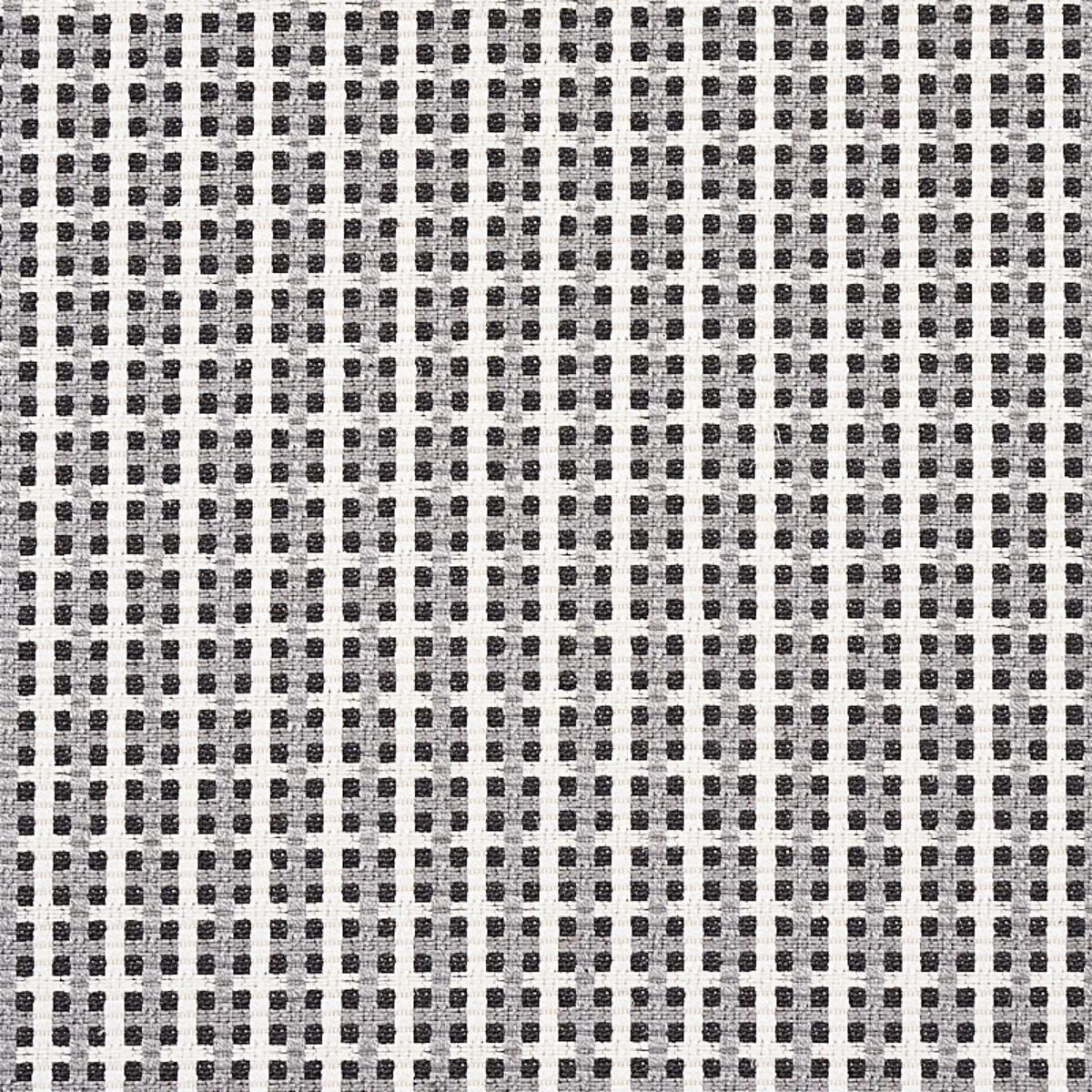 Schumacher 70392 Crosstown Graphite fabric swatch