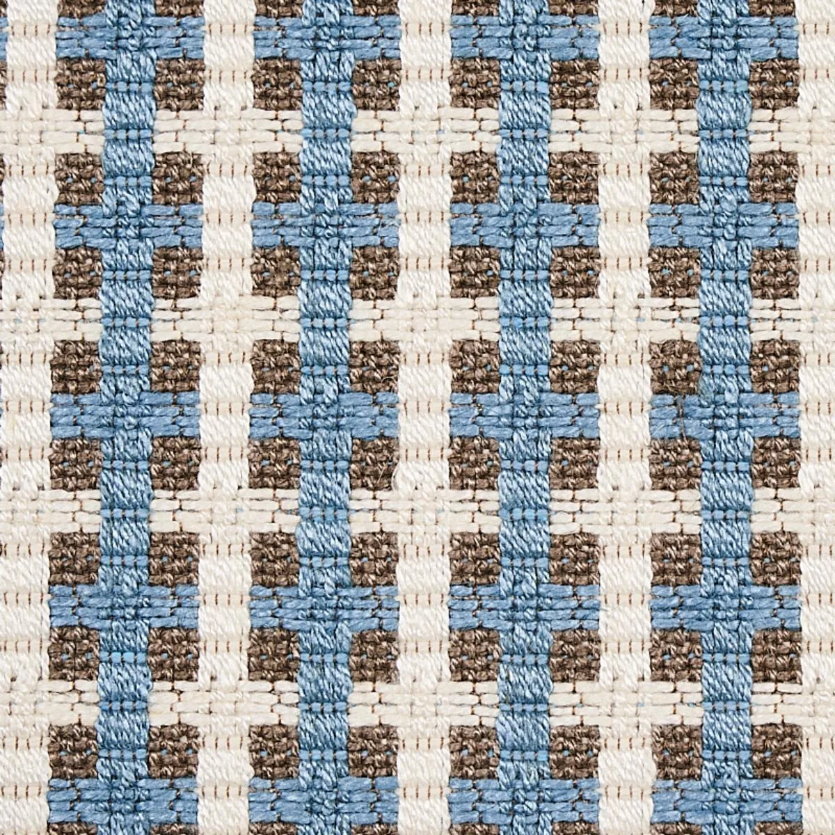 Schumacher 70390 Crosstown Sky fabric swatch