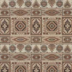Schumacher 81332 Crowley éPinglé Brown fabric swatch