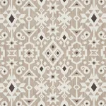 Schumacher 76520 Crusoe Ikat Greige fabric swatch