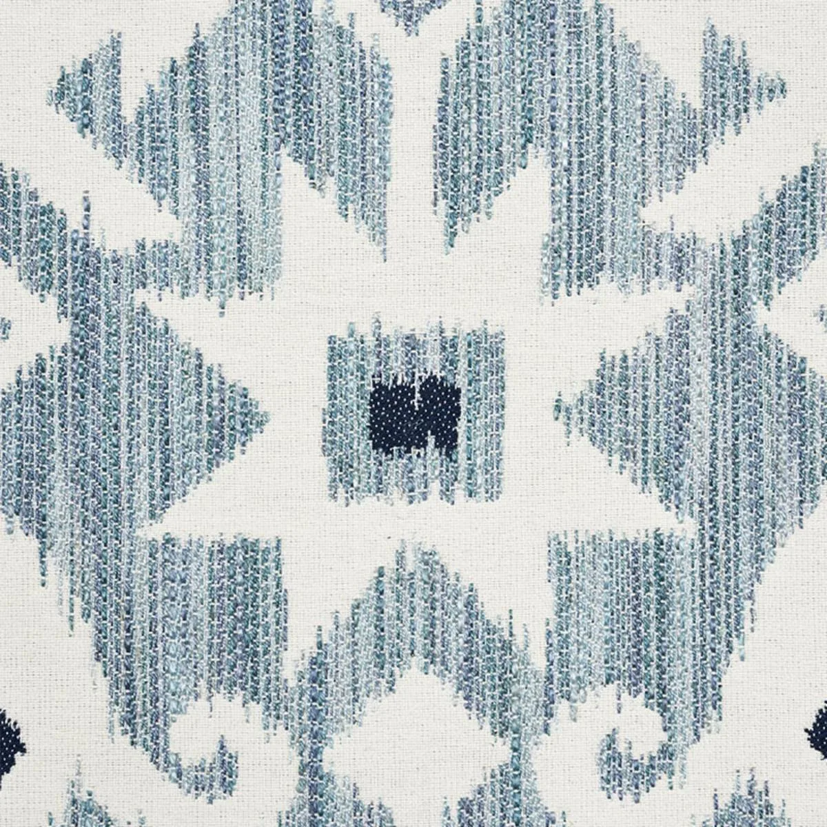 Schumacher 76521 Crusoe Ikat Sky fabric swatch