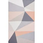Schumacher 69452 Cubist Silk Panel Blush fabric swatch