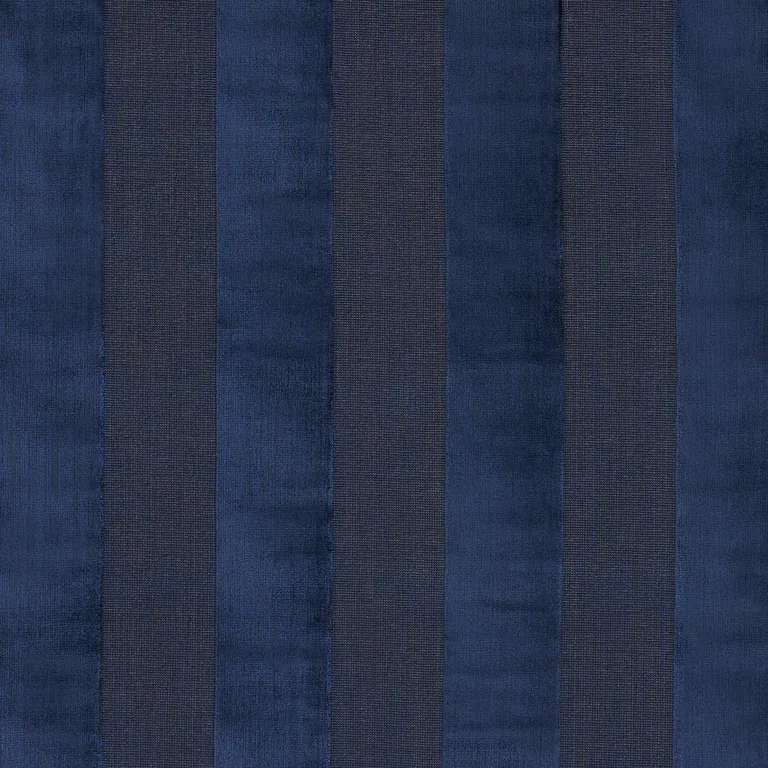 Schumacher 84872 Cunard Strié Velvet Sapphire fabric swatch