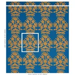 Schumacher 79470 Cybele Embroidery Blue fabric swatch