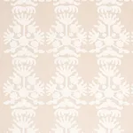 Schumacher 79472 Cybele Embroidery Natural fabric swatch