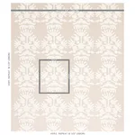 Schumacher 79472 Cybele Embroidery Natural fabric swatch