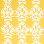 Schumacher 79471 Cybele Embroidery Yellow fabric swatch