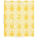 Schumacher 79471 Cybele Embroidery Yellow fabric swatch