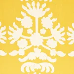 Schumacher 79471 Cybele Embroidery Yellow fabric swatch
