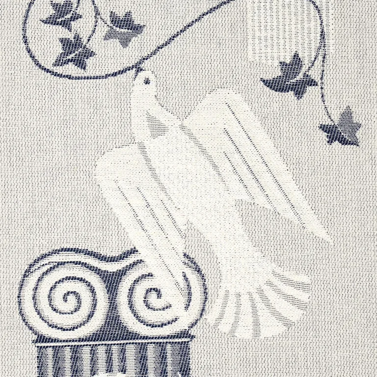 Schumacher 83110 Cyprus Limestone fabric swatch