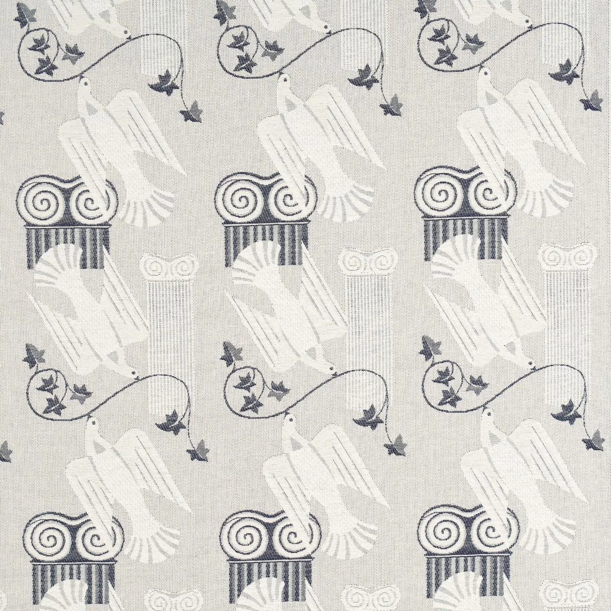 Schumacher 83110 Cyprus Limestone fabric swatch