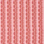 Schumacher 181531 Dagger Stripe Red On Pink fabric swatch