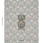 Schumacher 182970 Dahlia Garden Green fabric swatch