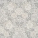 Schumacher 182971 Dahlia Garden Natural fabric swatch