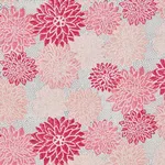 Schumacher 181801 Dahlia Hand Block Print Hot Pink fabric swatch