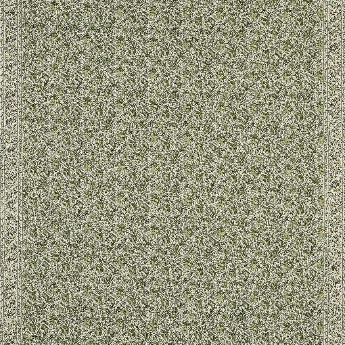 Schumacher 180711 Daisy Indoor/Outdoor Leaf Green fabric swatch