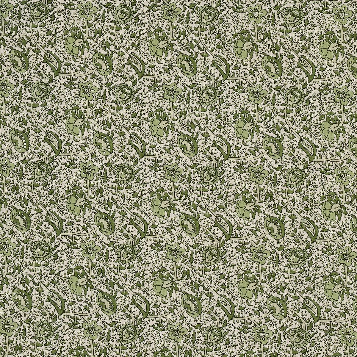 Schumacher 180711 Daisy Indoor/Outdoor Leaf Green fabric swatch