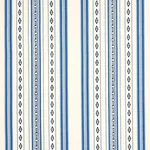 Schumacher 80271 Dakota Stripe Blue fabric swatch