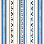 Schumacher 80271 Dakota Stripe Blue fabric swatch