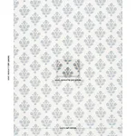 Schumacher 182910 Dalila Hand-Screen Print Blue fabric swatch