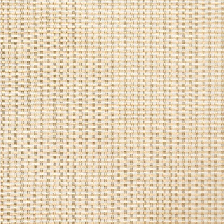 Schumacher 3449003 Dalton Silk Gingham Cafe' fabric swatch