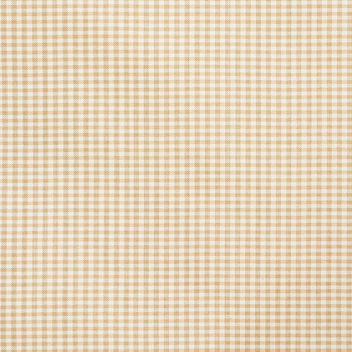 Schumacher 3449003 Dalton Silk Gingham Cafe' fabric swatch