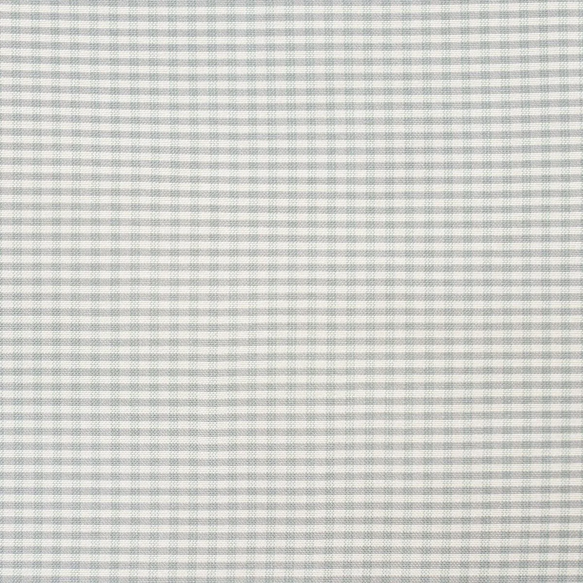 Schumacher 3449002 Dalton Silk Gingham Chambray fabric swatch