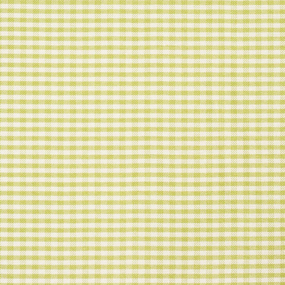 Schumacher 3449006 Dalton Silk Gingham Chartreuse fabric swatch