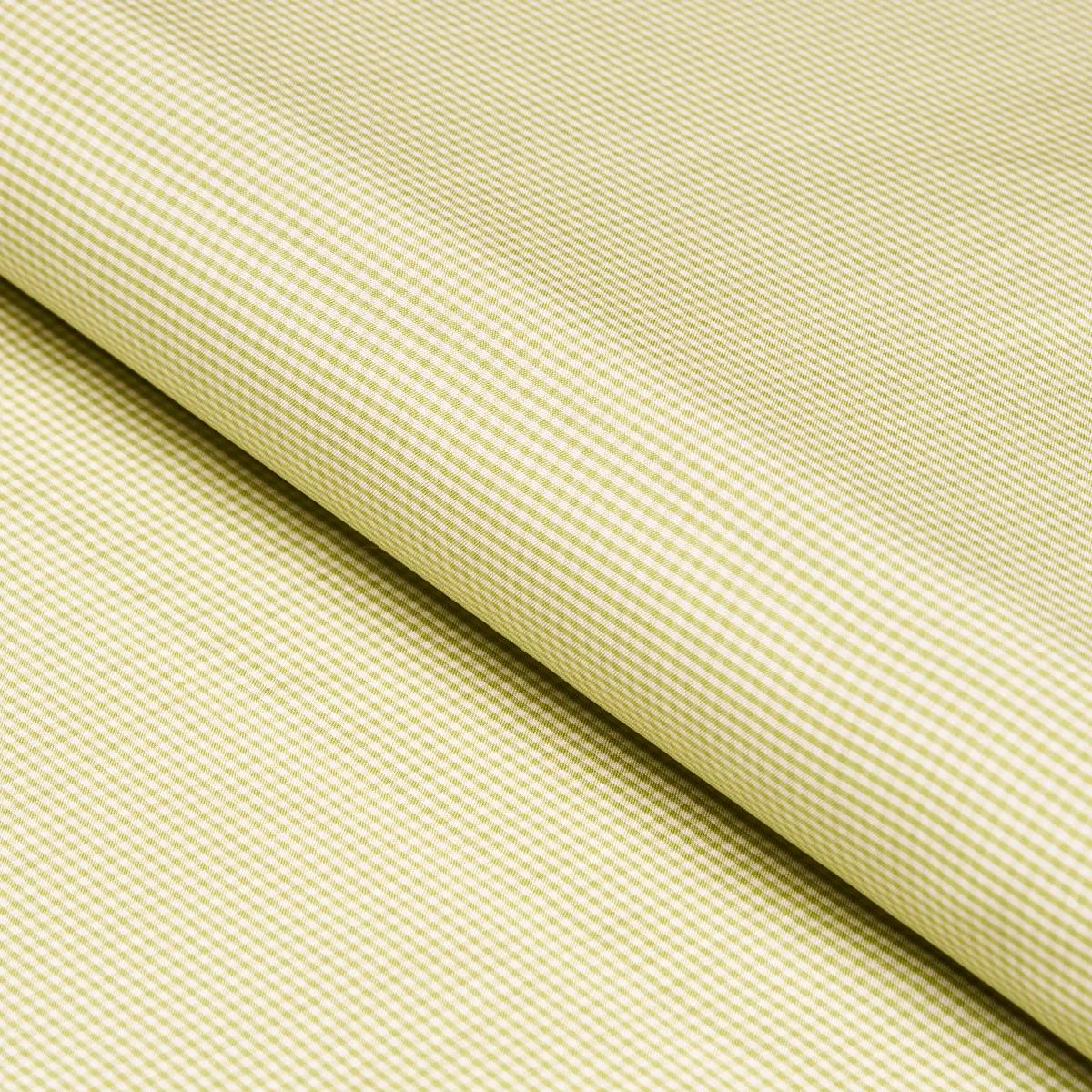 Schumacher 3449006 Dalton Silk Gingham Chartreuse fabric swatch