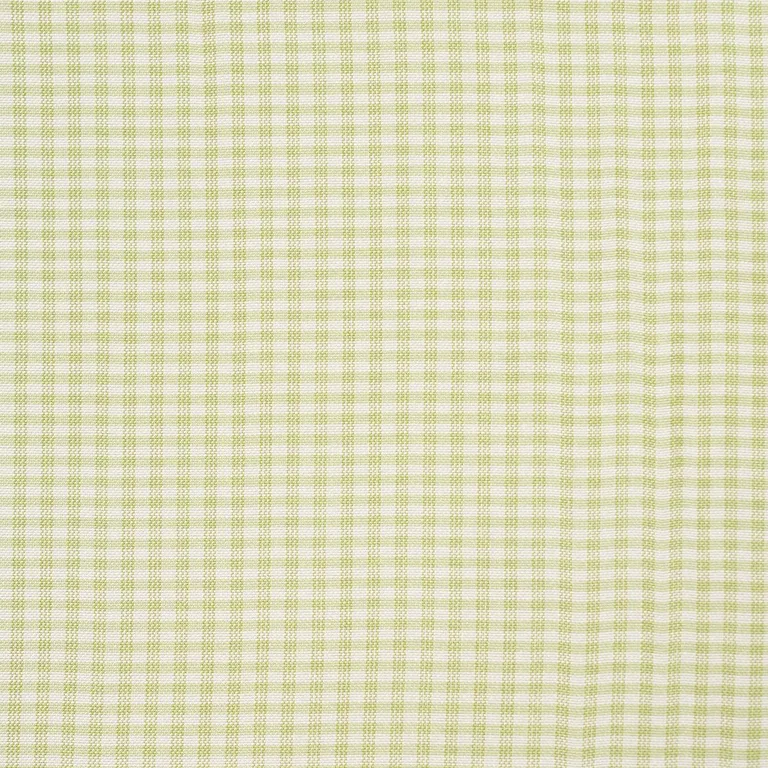 Schumacher 3449000 Dalton Silk Gingham Leaf fabric swatch