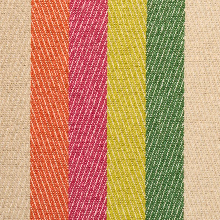 Schumacher 86241 Dancing Stripe Jewel fabric swatch