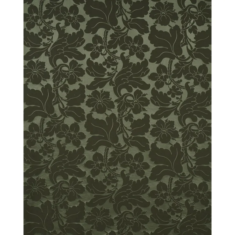 Schumacher 81460 Dandridge Damask Magnolia fabric swatch