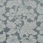 Schumacher 81462 Dandridge Damask Palace Slate fabric swatch