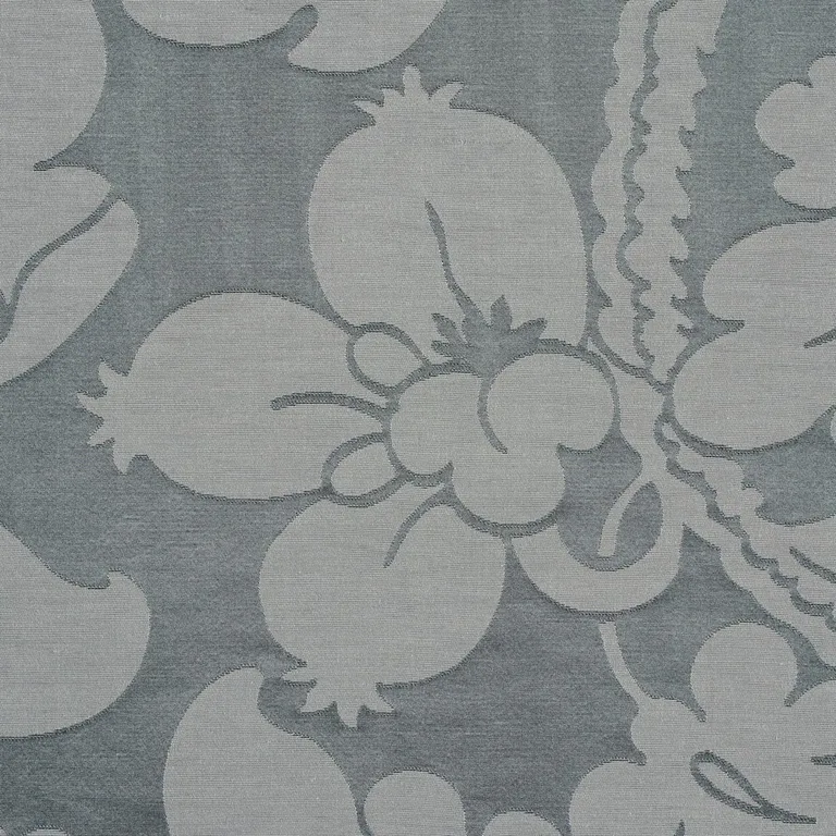 Schumacher 81462 Dandridge Damask Palace Slate fabric swatch