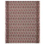 Schumacher 179960 Daria Paisley Maroon fabric swatch
