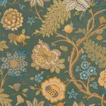 Schumacher 181880 Darsy Tree Of Life Juniper fabric swatch